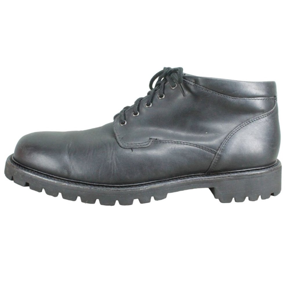 Sebago Black Leather Lace Up Waterproof Oxford Work Shoe Boots 11 M